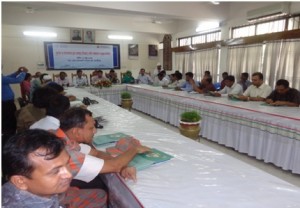 District workshop at Madaripur